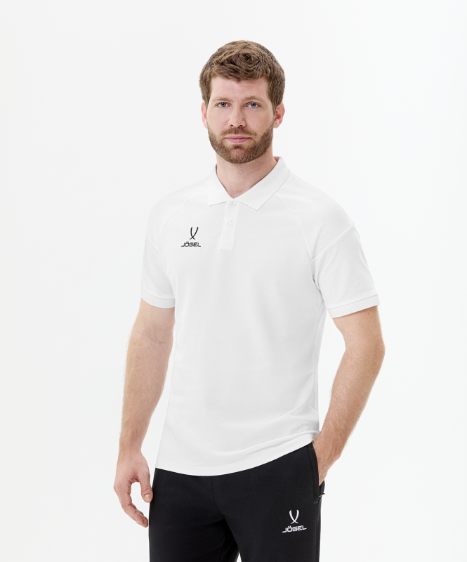 Поло JÖGEL ESSENTIAL CVC Polo CZ, белый, размер YL ЦБ-00004268
