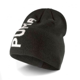 Шапка PUMA Ess Classic Cuffless Beanie, 02343301, 94% акрил, 5% полиамид, 1% эластан, черный-красный