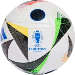 Мяч футбольный ADIDAS Euro24 Fussballliebe LGE Box IN9369 размер 4, 14 панелей, ТПУ, термосшивка, мультиколор