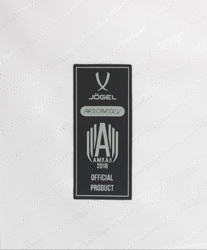 Футболка игровая JOGEL AMKAL PerFormDRY Jersey, белый/бирюзовый, размер XS ЦБ-00004458