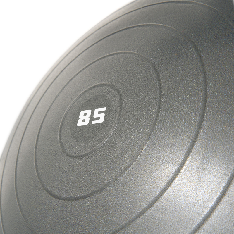 Мяч гимн. TORRES, FB122585, диам. 85 см, эласт. ПВХ, с защ.от взрыва, с насосом, серый