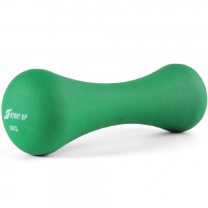 Гантель неопреновая Start Up HY-D-022 3 кг зеленый