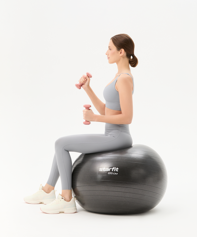 Гантель виниловая DB-106 1 кг, терракотовый, Starfit ЦБ-00004427