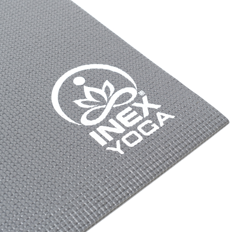 Коврик для йоги INEX Yoga Mat 170 x 60 x 0,35 см, серый