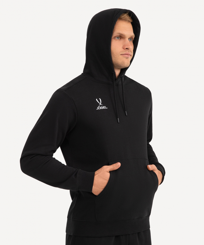 Худи ESSENTIAL Cotton Hoodie, черный, размер L, JÖGEL ЦБ-00004773