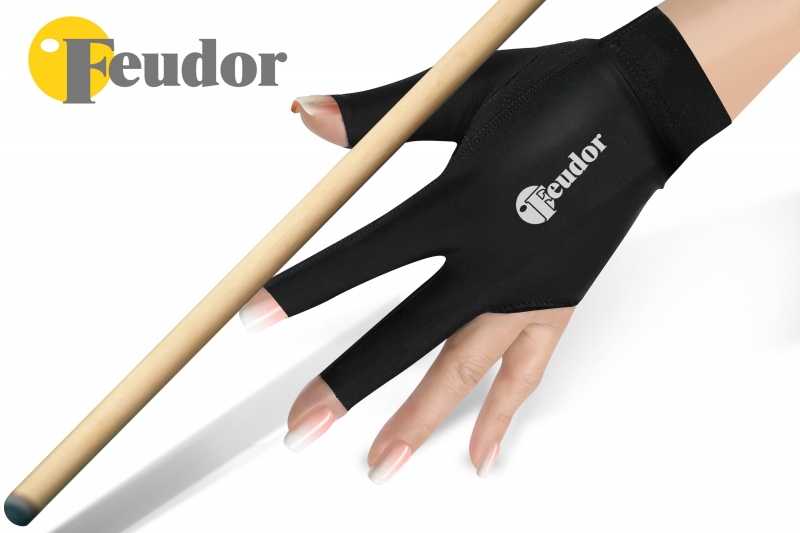 Перчатка-бильярдная Feudor Pro black Left M/L