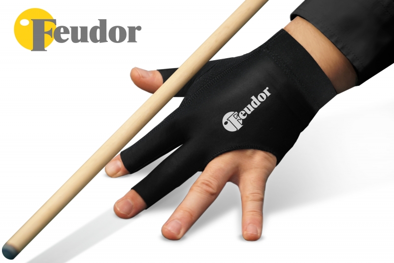 Перчатка-бильярдная Feudor Pro black Left M/L