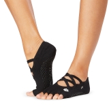 Нескользящие носки с полупальцами TOESOX Elle размер M, цвет Цветущая любовь