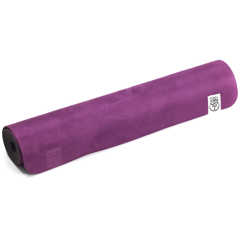 Коврик для йоги INEX Suede Yoga Mat ECO искусственная замша 183 х 61 х 0,3 см, фиолетовый