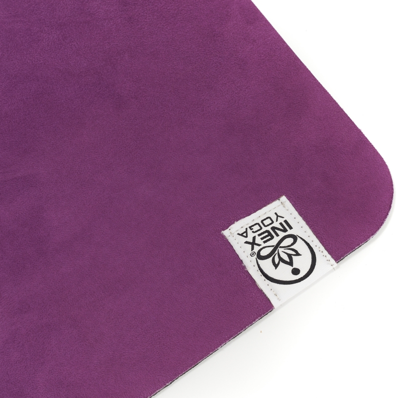 Коврик для йоги INEX Suede Yoga Mat ECO искусственная замша 183 х 61 х 0,3 см, фиолетовый