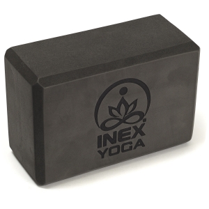 Блок для йоги INEX Yoga Block EVA 4" 23 x 15 x 10 см, темно-серый