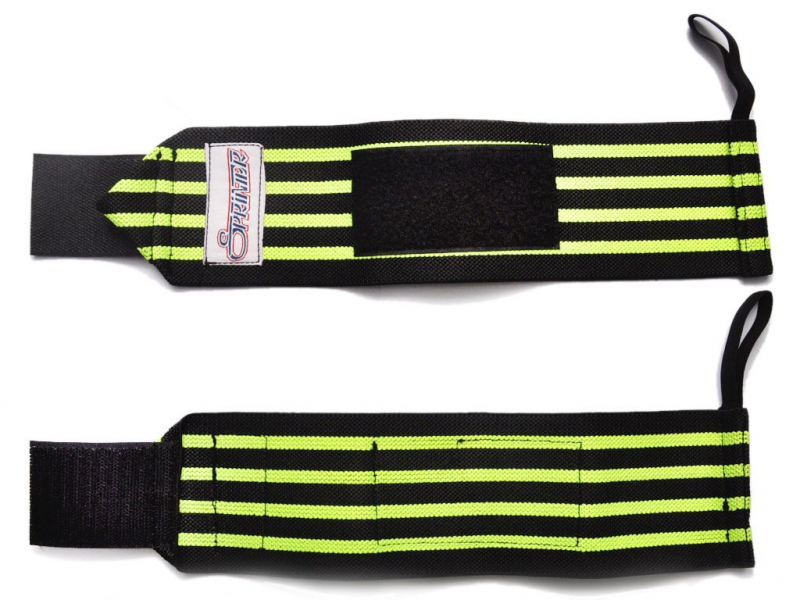 Напульсник (пара) для тяжелой атлетики с петлёй для пальца. ТА5