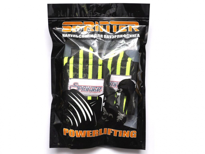 Напульсник (пара) для тяжелой атлетики с петлёй для пальца. ТА5