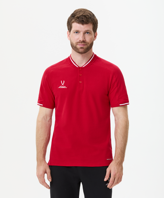 Поло DIVISION PerFormDRY Polo, красный, размер XL, Jögel ЦБ-00004271