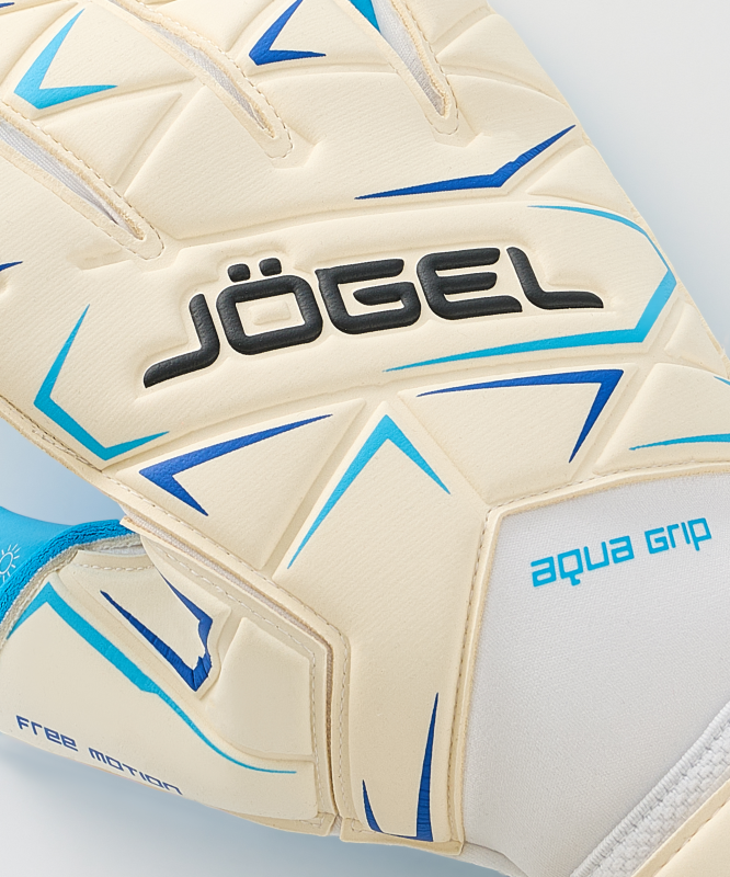 Перчатки вратарские JÖGEL Legend UL4 Aqua Roll Negative, белый, размер 6 ЦБ-00004456