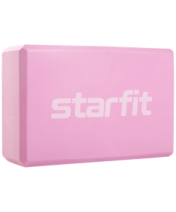 Блок для йоги Core YB-200 EVA, розовый пастель, Starfit