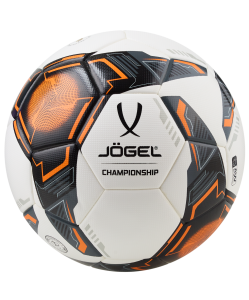Мяч футбольный Championship, №5, белый, Jögel