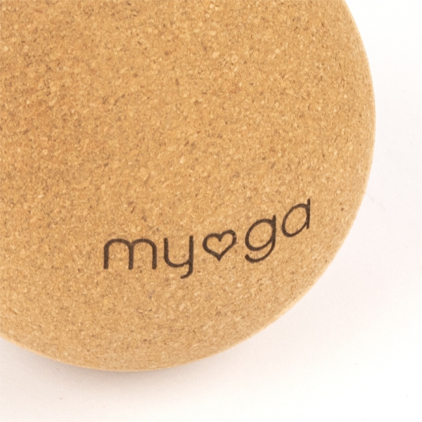 Массажный мяч MYGA Cork Massage Ball 10 см, пробка