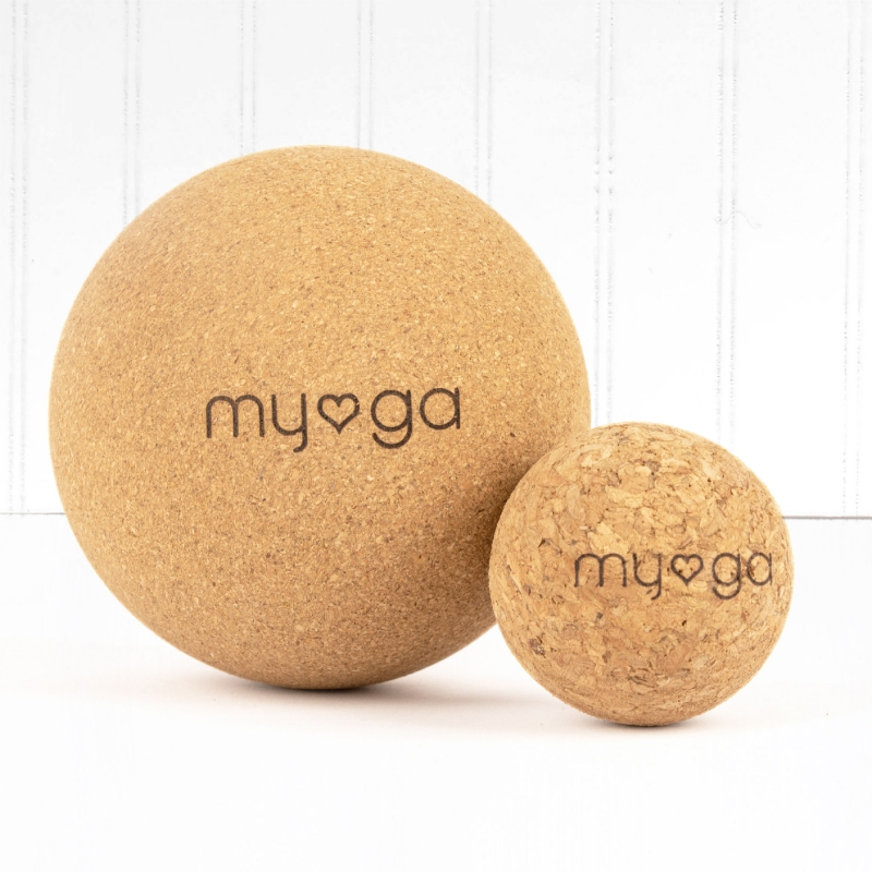 Массажный мяч MYGA Cork Massage Ball 5 см, пробка