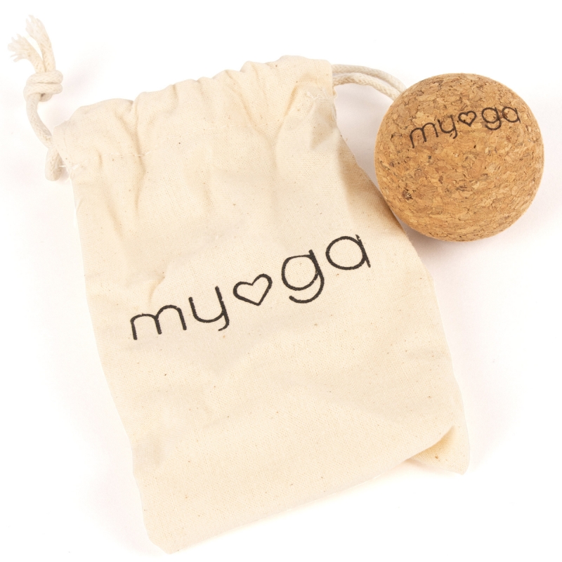 Массажный мяч MYGA Cork Massage Ball 5 см, пробка