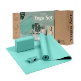 Набор для йоги MYGA Yoga Starter Set, бирюзовый