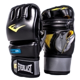 Снарядные перчатки EVERLAST PU Gel размер S-M, черный/желтый