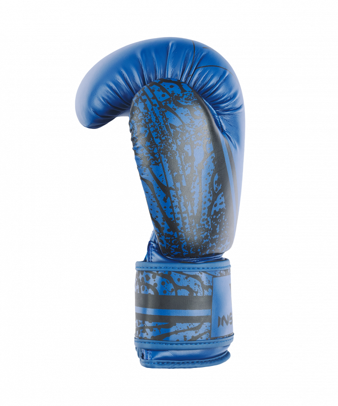 Перчатки боксерские INSANE ODIN, ПУ, синий, 12 oz, размер Б/Р УТ-00020338