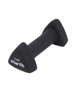 Гантель неопреновая STARFIT DB-205 1 кг, черный УТ-00020457