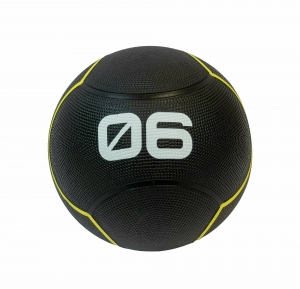 Мяч тренировочный черный 6 кг Original FitTools FT-UBMB-6