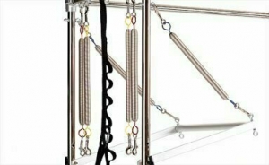 Ножная пружина для трапеции BALANCED BODY Trapeze Leg Spring 79 см. среднее сопротивление, (фиолетовая)
