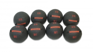 Набор тренировочных мячей Wall Ball Deluxe 8 шт от 3 до 15 кг Original FitTools FT-DWB-SET