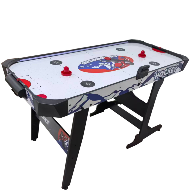 Игровой стол – аэрохоккей с подсветкой DFC Championship 53 135 х 65 см, складной, белый