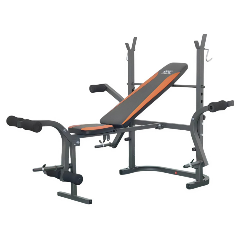 Скамья со стойками под штангу с опциями DFC D124