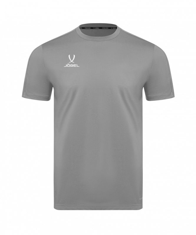 Футболка тренировочная JÖGEL PREMIER PerFormDRY TRN CVC Tee, серый, размер M ЦБ-00005382
