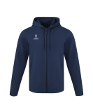 Флисовое худи на молнии ESSENTIAL Cotton Fleece FZ Hoodie, темно-синий, размер XS, JÖGEL ЦБ-00004809