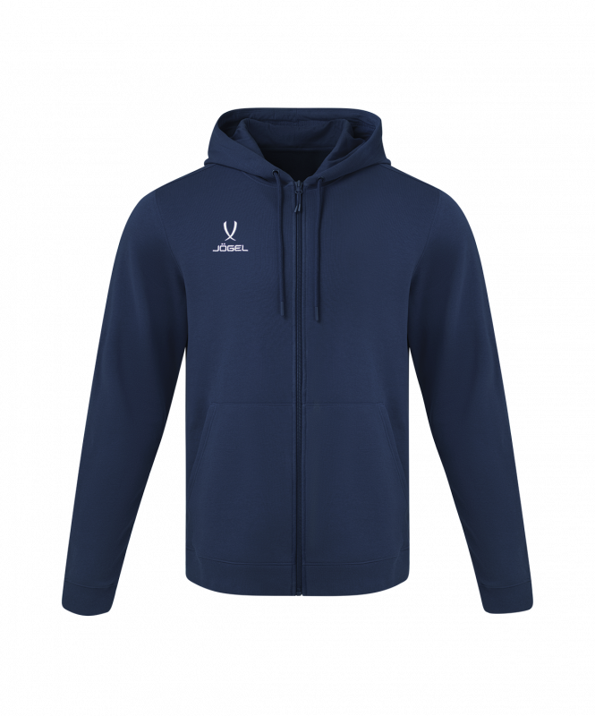 Флисовое худи на молнии ESSENTIAL Cotton Fleece FZ Hoodie, темно-синий, размер XS, JÖGEL ЦБ-00004809