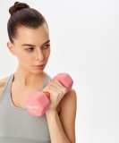 Гантель неопреновая DB-201 3 кг, коралловый, Starfit ЦБ-00001429