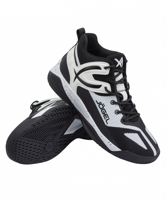 Кроссовки баскетбольные X1, White/black, размер 40, Jögel ЦБ-00003517