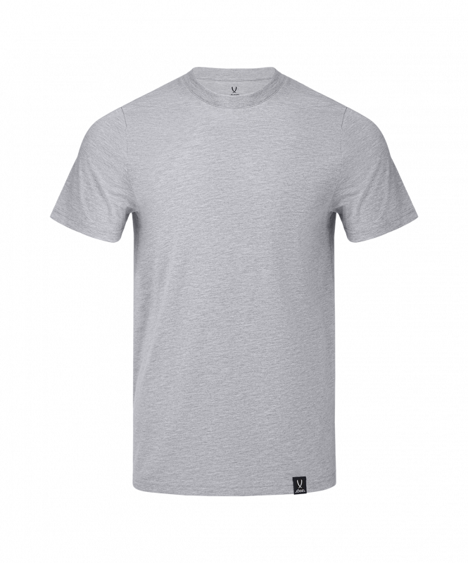 Футболка ESSENTIAL Core Tee, серый меланж, размер S, Jögel ЦБ-00004705