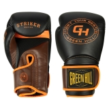 боксерские перчатки STRIKER черный/оранжевый Green Hill THBGTR-024 16oz