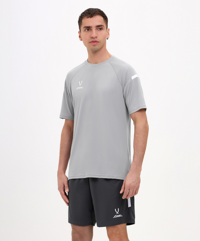 Футболка тренировочная CAMP 2 Training Poly Tee, серый, размер XS, Jögel ЦБ-00003421