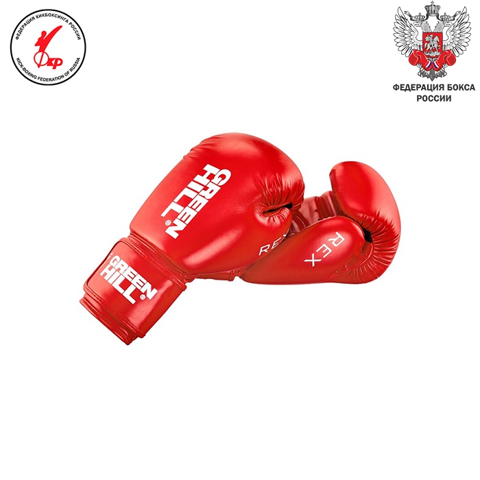 Боксерские перчатки REX красные Green Hill BGR-2272 10oz