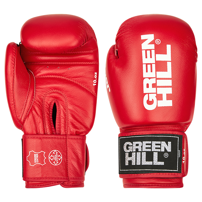 Боксерские Перчатки TIGER красные Green Hill BGT-2010RU1 10oz