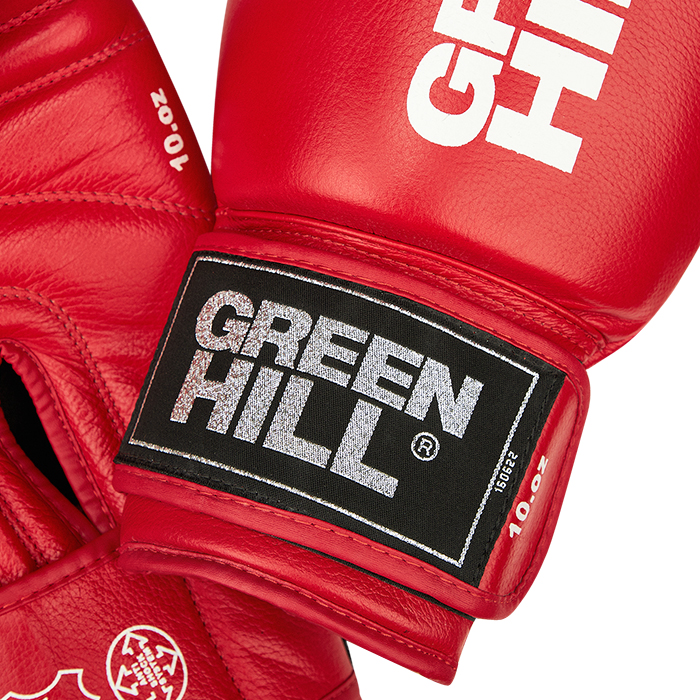 Боксерские Перчатки TIGER красные Green Hill BGT-2010RU1 10oz