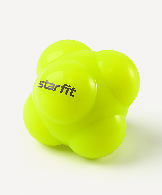 Мяч реакционный STARFIT RB-301, силикагель, ярко-зеленый УТ-00019049