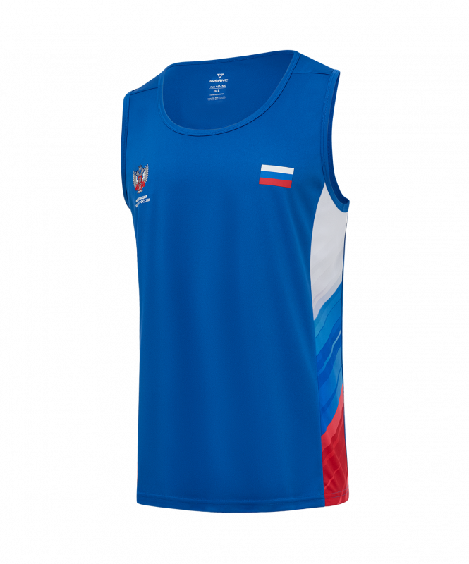 Майка боксерская INSANE RBF, синий, детский, размер 38-40 (170) ЦБ-00007653