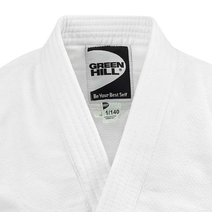 Кимоно Дзюдо JUNIOR белое Green Hill JSJ-10226 180 см