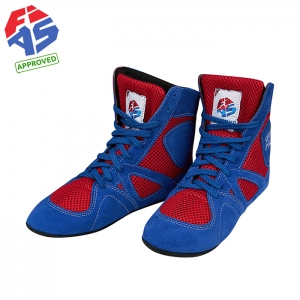 Борцовки Самбо Триумф FIAS Approved сине-красные Green Hill WS-3040 38
