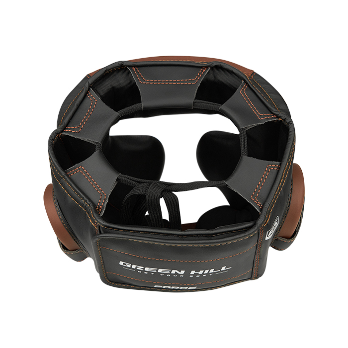Боксерский шлем Force Mex KK Чёрно-коричневый Green Hill CNHGKM-980 S