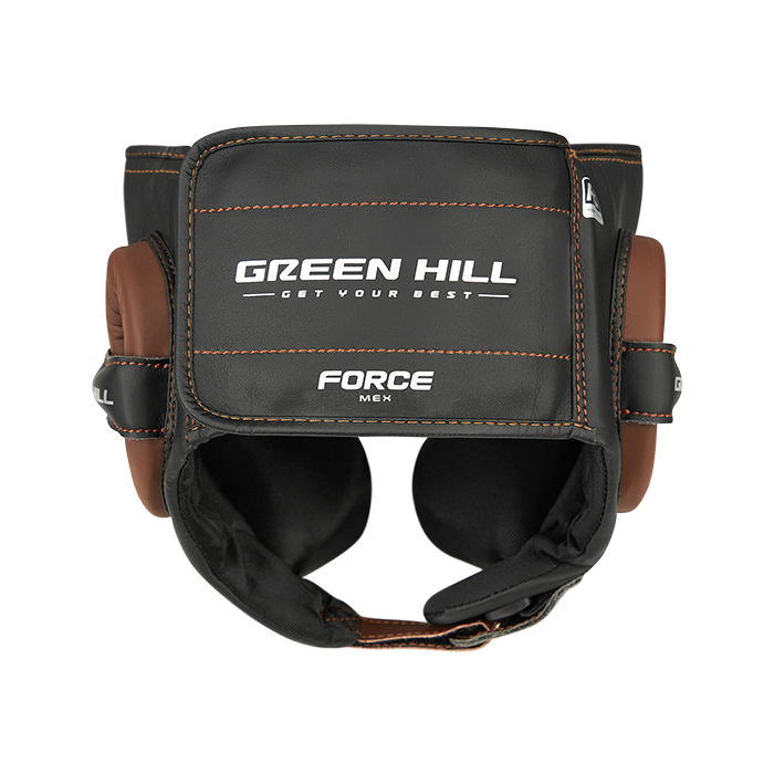 Боксерский шлем Force Mex KK Чёрно-коричневый Green Hill CNHGKM-980 S